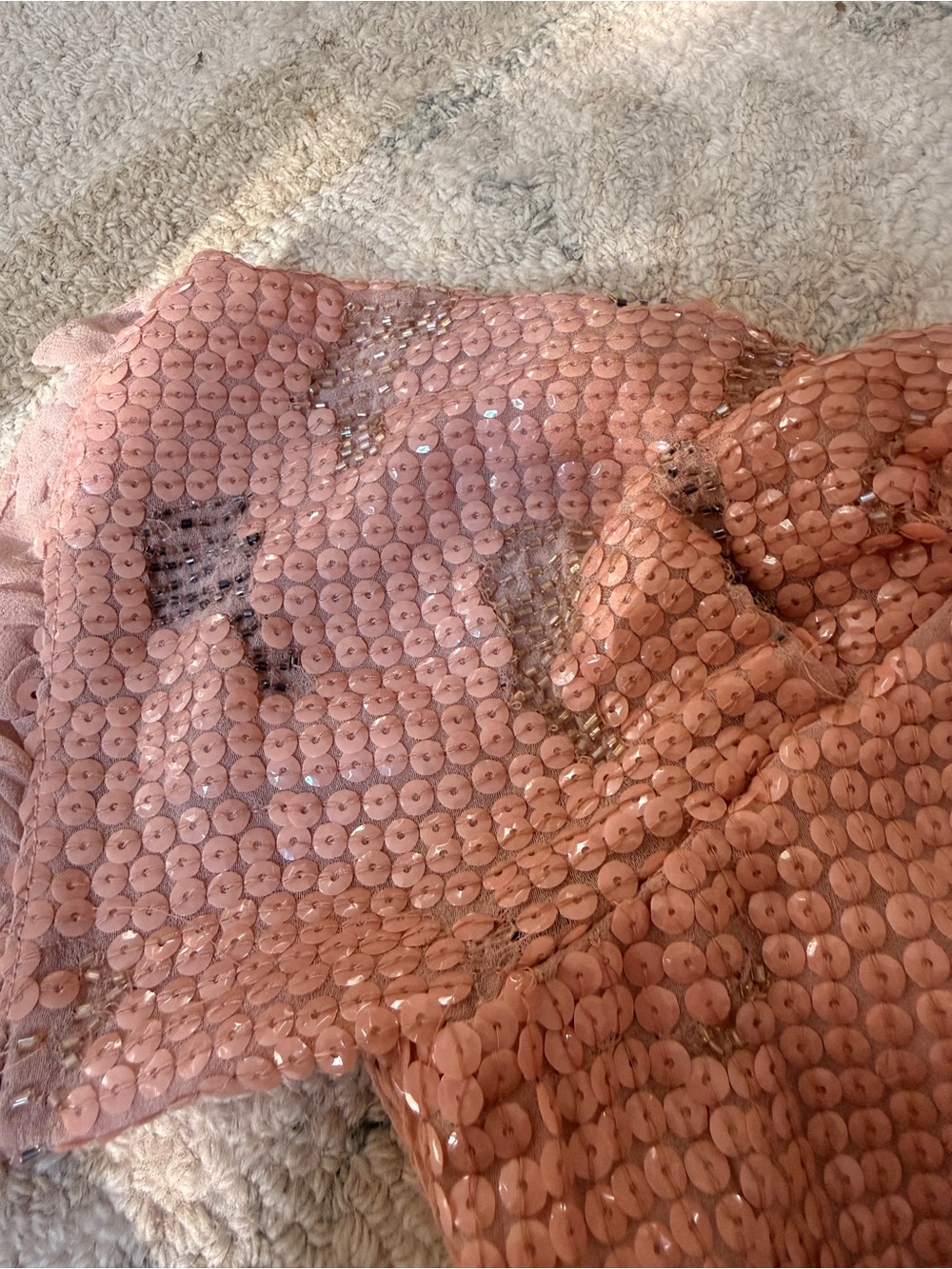 Anthropologie Pink Ruffle Button-Front Top - Picture 2 of 5